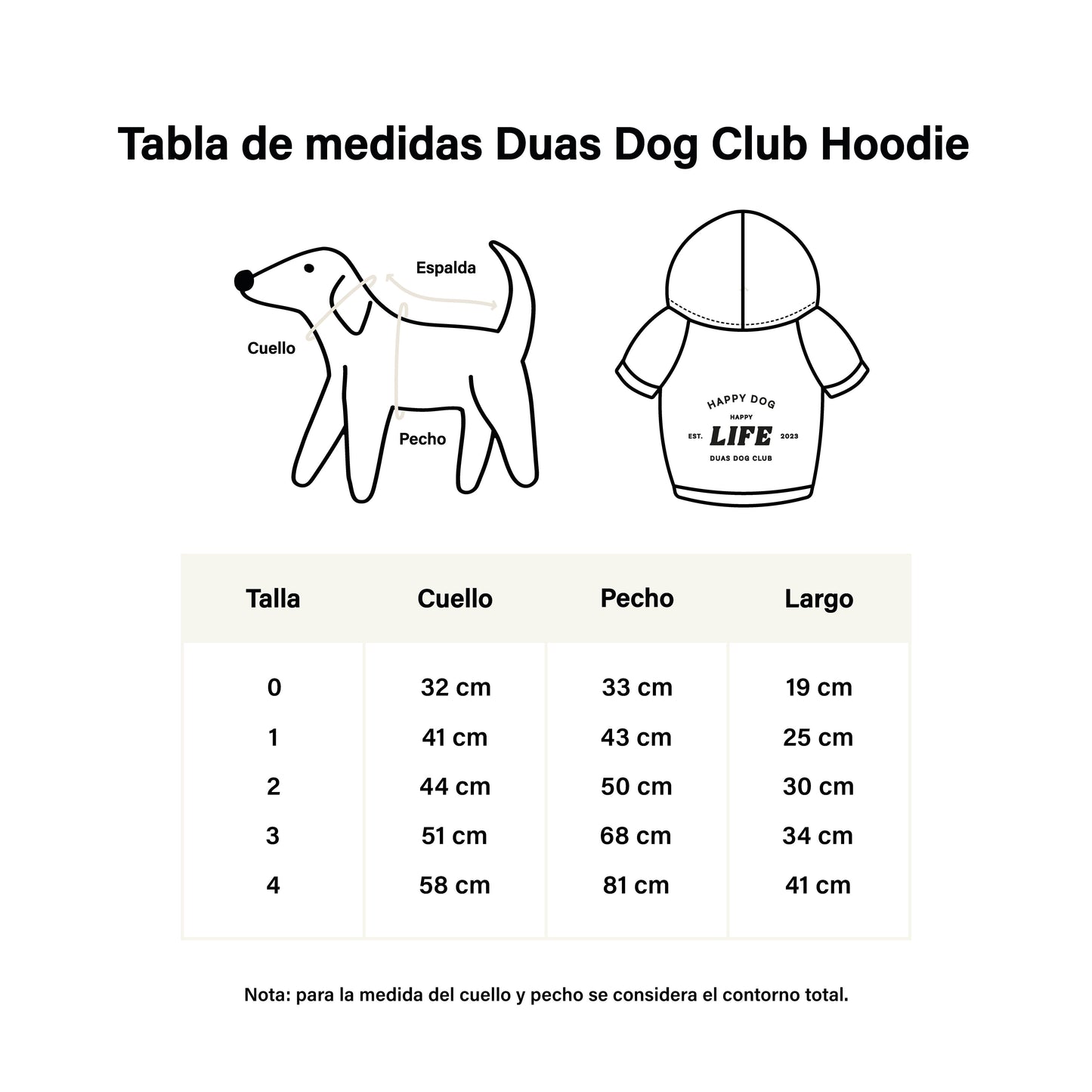 Duas Dog Club Hoodie (para perritos)