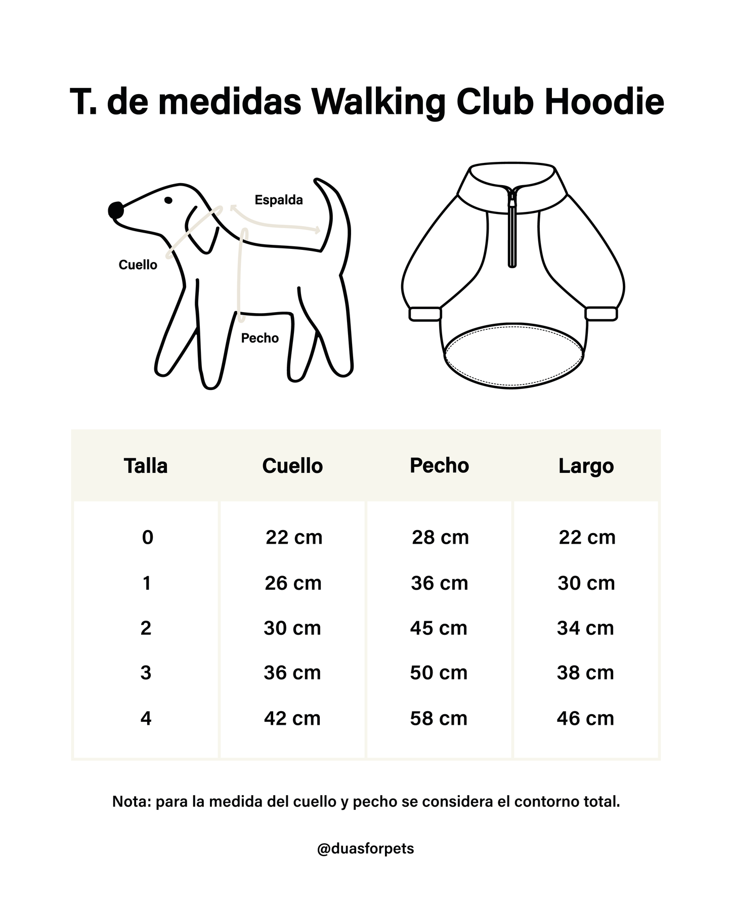 Walking Club Hoodie (para perritos)