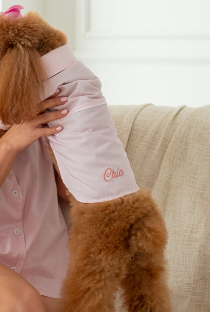 Pijama Cozy Paws Rosada (para perritos)