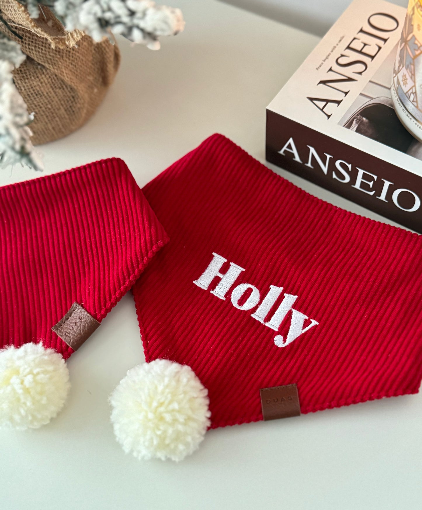 Bandana Personalizada Holly X-Mas