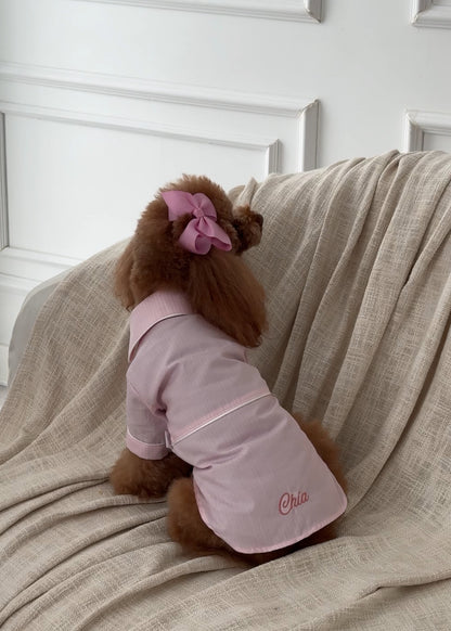 Pijama Cozy Paws Rosada (para perritos)