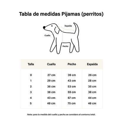 Paw-liday Match (pijama para perritos)