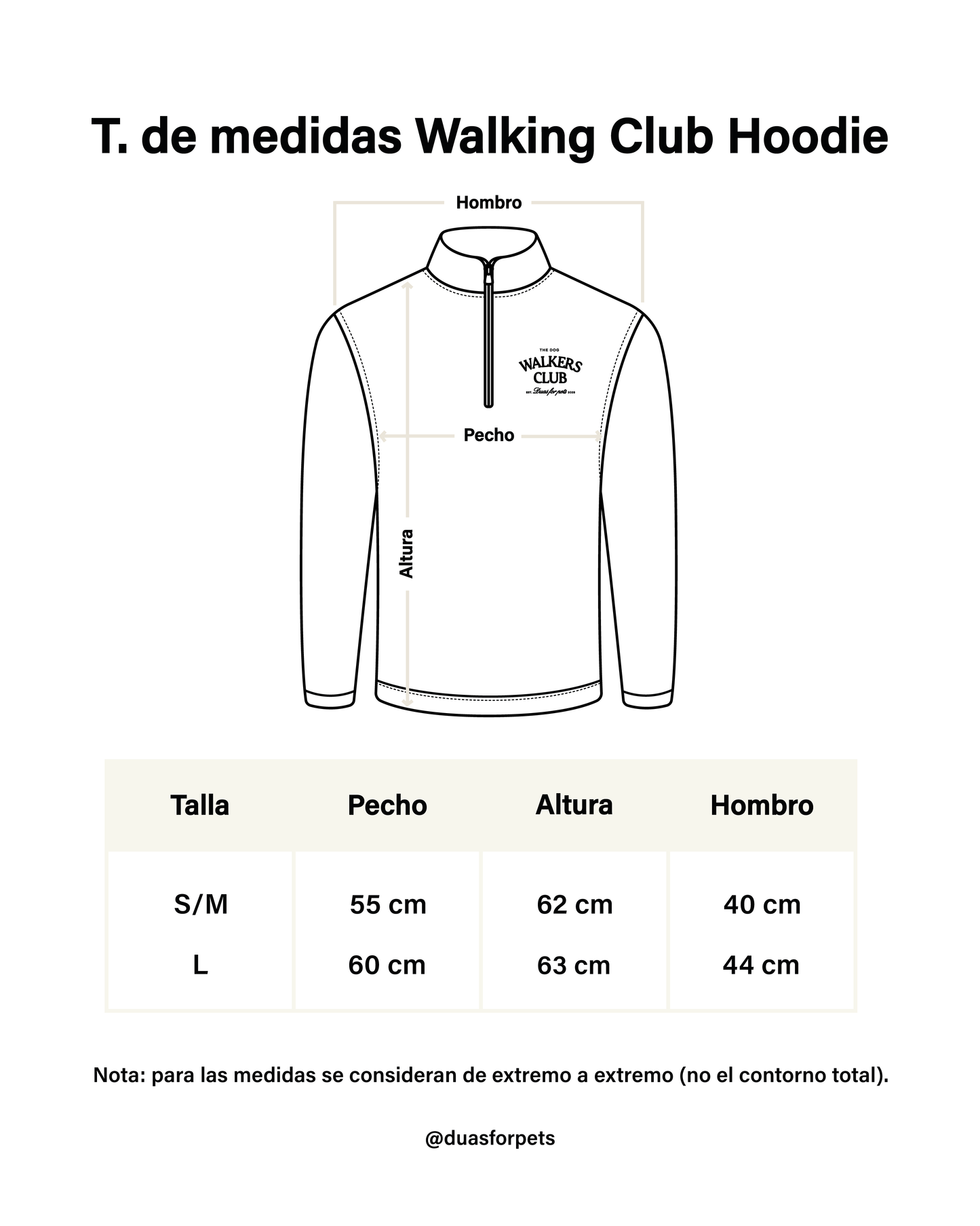 Walking Club Hoodie (para humanas)