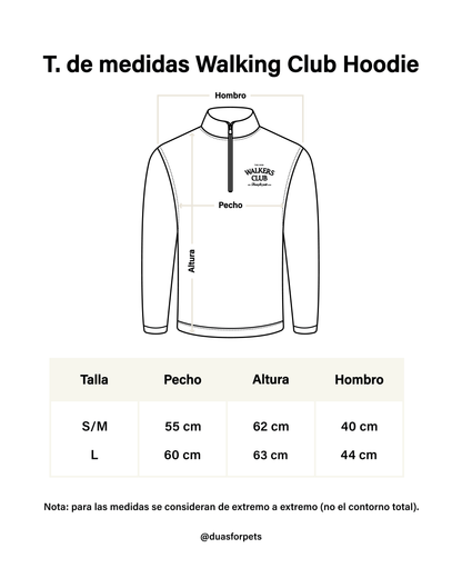 Walking Club Hoodie (para humanas)